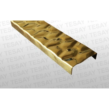 BRCK3022 30 mm kristal serisi bordür profilleri (ayna sarı)