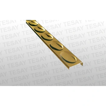 BRCK3023 - Damla serisi kabartmalı bordür profilleri (ayna sarı)