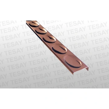 BRCK3063 - Damla serisi kabartmalı bordür profilleri (ayna bakır)