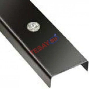 BRCL3075 - 30 mm Swarovski Taşlı Pas. Çelik Bordür (Ayna Siyah)270 CM