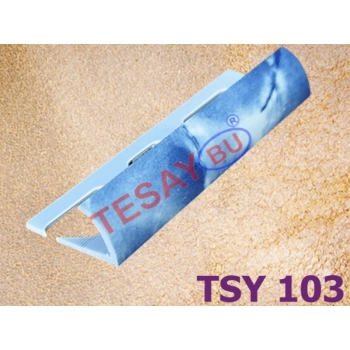 TSY-300 12 MM DESENLİ DIŞ KÖŞE SERAMİK PROFİLLERİ 270 CM