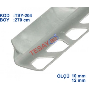 TSY-200  10 MM DESENLİ İÇ KÖŞE SERAMİK PROFİLLERİ 270 CM