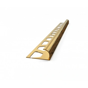 FÇDEK10-22 SARI PARLAK ALÜMİNYUM DIŞ KÖŞE FAYANS PROFİLLERİ