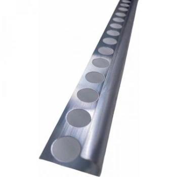 FÇDUK12 PARLAK ALÜMİNYUM DIŞ KÖŞE FAYANS PROFİLLERİ