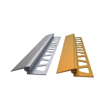 FKFA10 - 10 MM SERAMİK AYARLI KOT FARKI PROFİLİ SARI ELOKSAL 270 CM