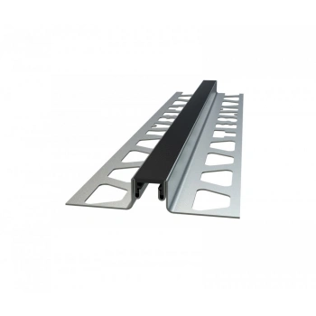 GNPS12-01 PASLANMAZ ÇELİK GENLEŞME PROFİLİ SİYAH