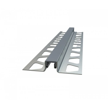 GNPS14-04 PASLANMAZ ÇELİK GENLEŞME PROFİLİ GRİ