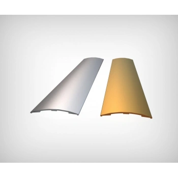 GPRE35 - 35 MM ALÜM.EKONOMİK GEÇİŞ PROFİLİ BANTLI SARI ELOKSAL 270 CM.