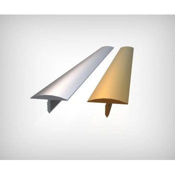 GPRT20 - 20 MM ALÜM. BOMBELİ T PROFİLİ SARI ELOKSAL 270 CM