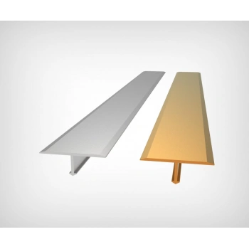 GPRT25 - 25 MM ALÜM T PROFİLİ SARI ELOKSAL 270 CM