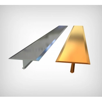 GPRTP25 - 25 MM ALÜM. T PROFİLİ SARI PARLAK 270 CM