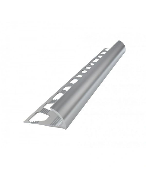 FÇDY12 - 12 MM MAT  ALÜM.YARIM AY KÖŞE SERAMİK PROFİLLERİ 270 CM