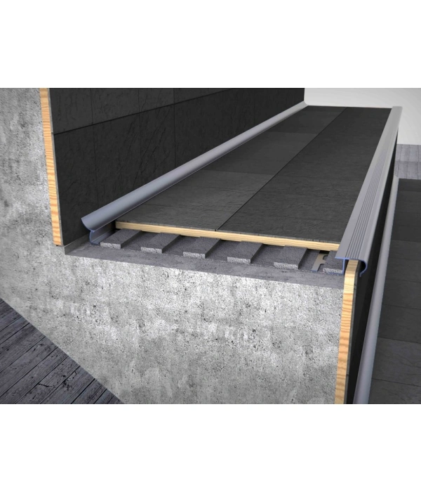 BFAP12 MM İKİ YÖNLÜ ALM.BASAMAK PROFİLİ 250 CM