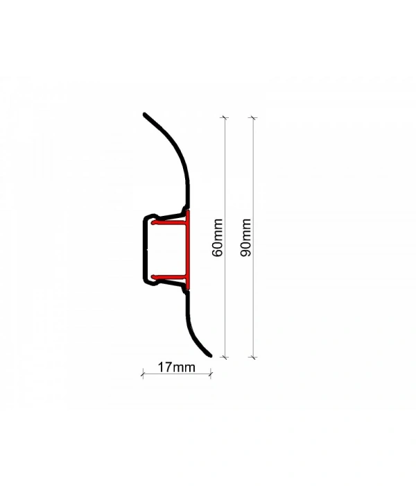90 MM PVC SÜPÜRGELİK 250 CM