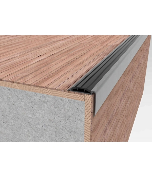 BHBP01 - PVC BANTLI HALI-PARKE BASAMAK PROFİLİ KAHVE 270 CM