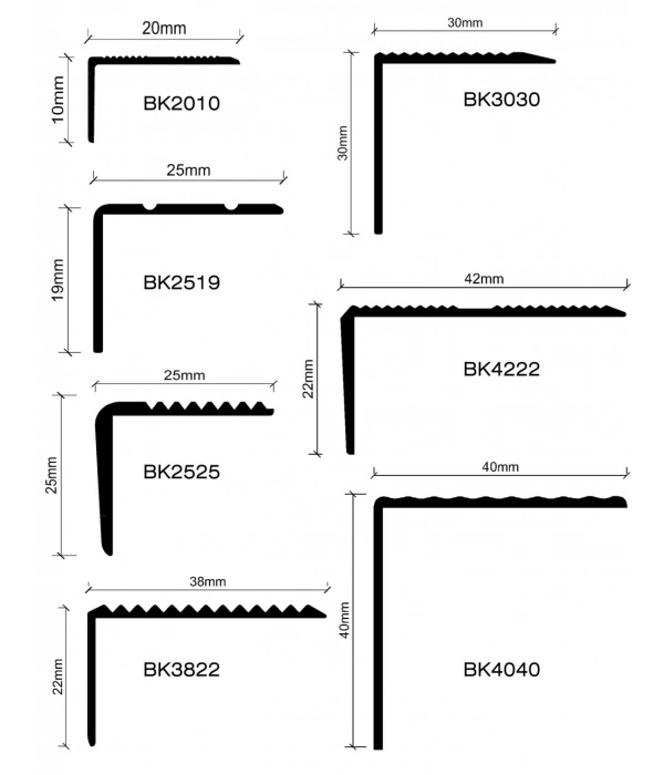 BK2010 - 20x10 ALÜM. MERDİVEN KÖŞEBENTİ MAT ELOKSAL 270 CM