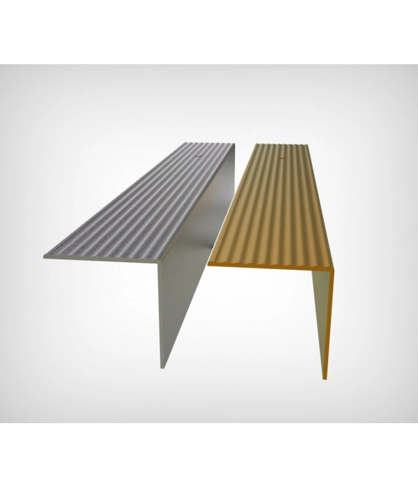 BK4040 - 40x40 ALÜM.VİDA DELİKLİ MERDİVEN KÖŞEBENTİ SARI ELOKSAL 250 CM