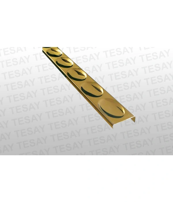 BRCK3023 - Damla serisi kabartmalı bordür profilleri (ayna sarı)