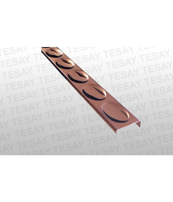 BRCK3063 - Damla serisi kabartmalı bordür profilleri (ayna bakır)