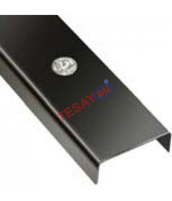 BRCL1575 - 15 mm Swarovski Taşlı Pas. Çelik Bordür (Ayna Siyah)270 CM