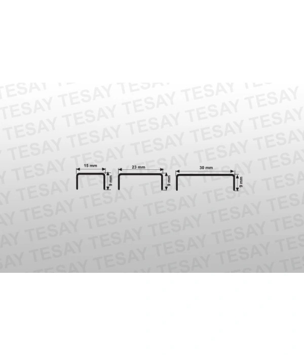 BRCL2325 - 23 mm Swarovski Taşlı Pas. Çelik Bordür (Ayna Sarı)270 CM