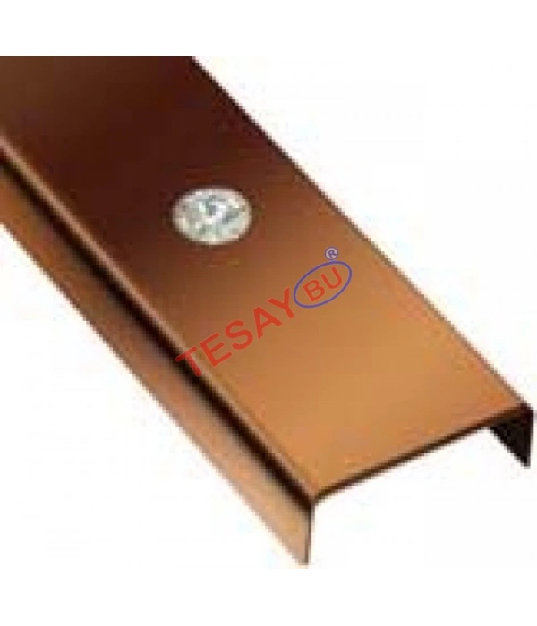 BRCL3065 - 30 mm Swarovski Taşlı Pas. Çelik Bordür (Ayna Bakır)