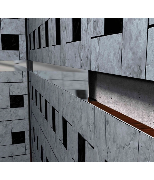 BRDA3050-30 mm Düz bordür profili