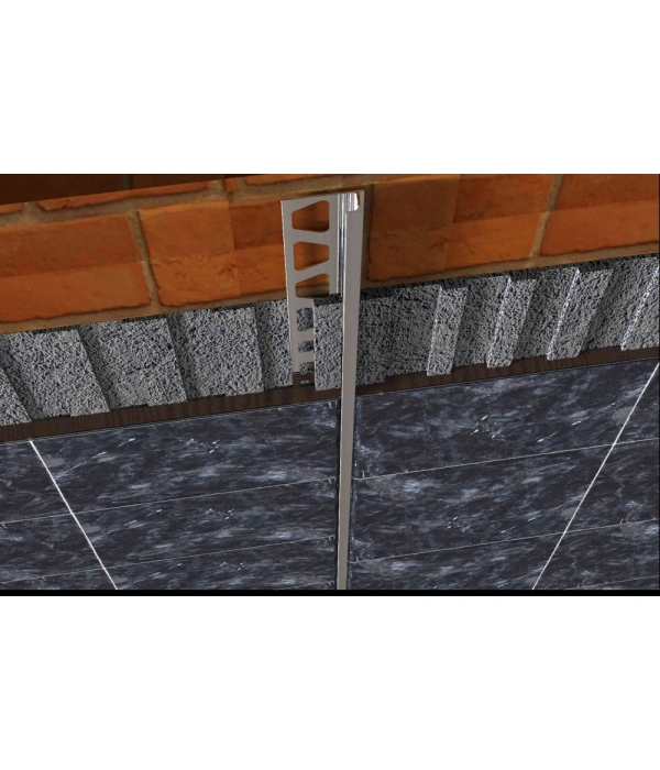 DRZA10 - 10 MM ALÜM. SERAMİK DERZ PROFİLİ MAT ELOKSAL 270