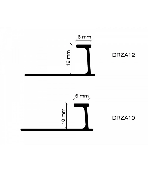 DRZA10 - 10 MM ALÜM. SERAMİK DERZ PROFİLİ MAT ELOKSAL 270