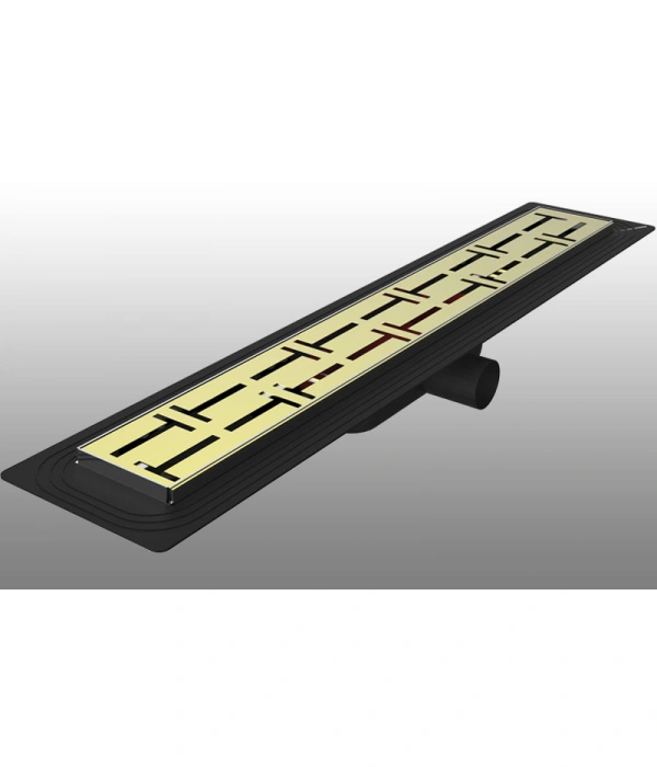 DSTSY6020 - Dekoratif Duş Kanalı Paslanmaz 60 cm - Ayna Sarı