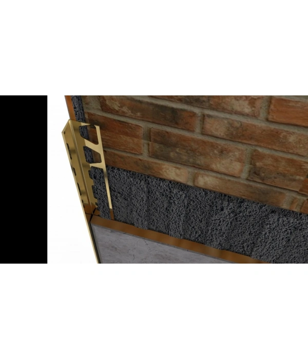 FÇBAK20- 20 MM ALÜM.SERAMİK BİTİM PROFİLİ KROM PARLAK 270 CM