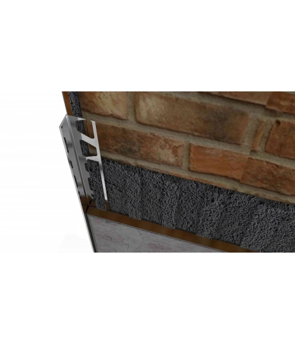 FÇBEK10- 10 mm ALÜM.KROM PARLAK EKO SERAMİK BİTİM PROFİLİ