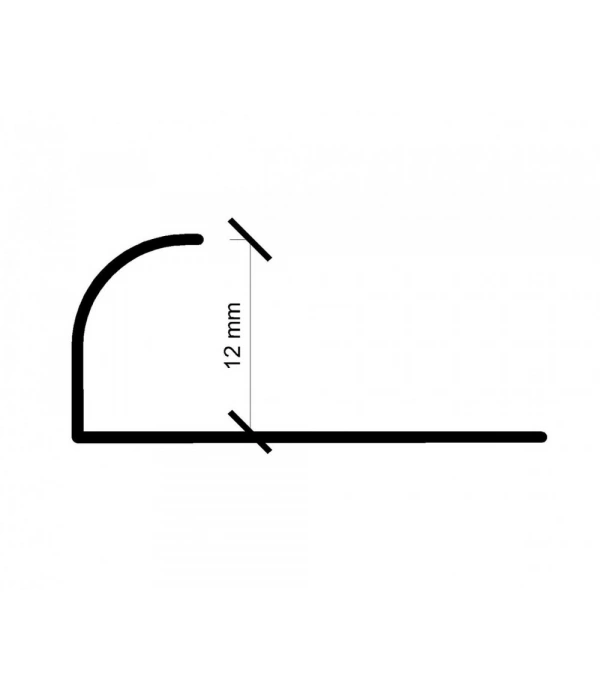 FÇDAK14- 14 mm Parlak Alüm. Dış Köşe Fay. Çıtaları