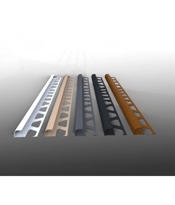 FÇDP13 - 12 mm PVC Dış Köşe Fayans Çıtası (Tırnaklı)