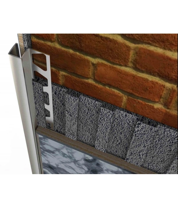 FÇKP10-10 MM MAT ELOKSAL ALÜMİNYUM KARE KÖŞE 270 CM