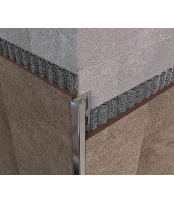 KROM KARE KÖŞE PASLANMAZ FAYANS PROFİLİ