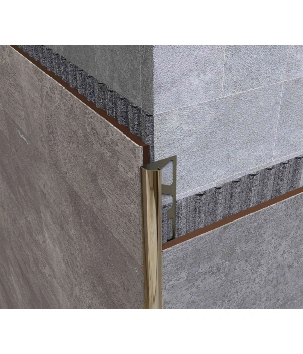 FÇPSO1220 - AYNA SARI OVAL PASLANMAZ FAYANS PROFİLİ