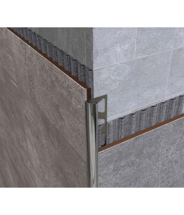 FÇPSO1410 - AYNA KROM OVAL PASLANMAZ FAYANS PROFİLİ