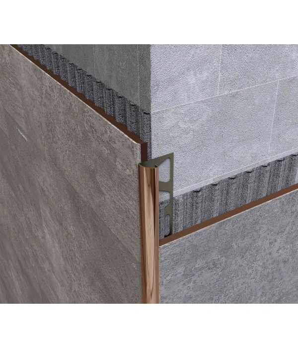 FÇPSO1460 - AYNA BAKIR OVAL PASLANMAZ FAYANS PROFİLİ