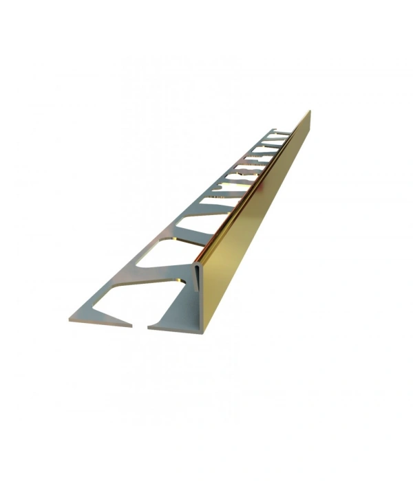 FPSB1420 14 mm Paslanmaz Seramik Bitim Profili 270 cm Ayna Sarı