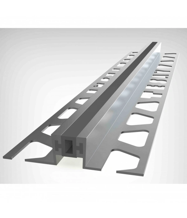 GNALM12-04 ALÜMİNYUM SERAMİK GENLEŞME PROFİLLERİ GRİ