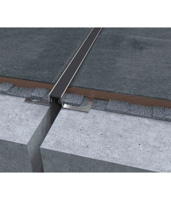 GNPS14-04 PASLANMAZ ÇELİK GENLEŞME PROFİLİ GRİ