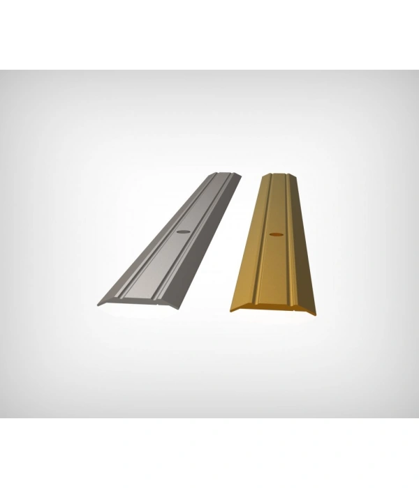 GPRA25 -  25 MM ALÜM. GEÇİŞ PROFİLİ VİDA DELİKLİ SARI ELOKSAL 270 CM