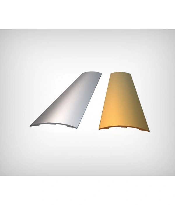 GPRE35 - 35 MM ALÜM.EKONOMİK GEÇİŞ PROFİLİ BANTLI MAT ELOKSAL 270 CM.