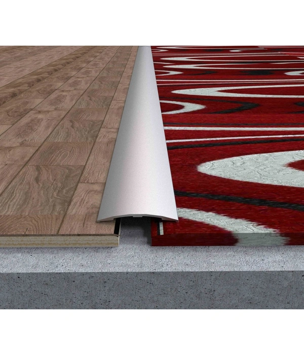 GPRE35 - 35 MM ALÜM.EKONOMİK GEÇİŞ PROFİLİ BANTLI MAT ELOKSAL 270 CM.