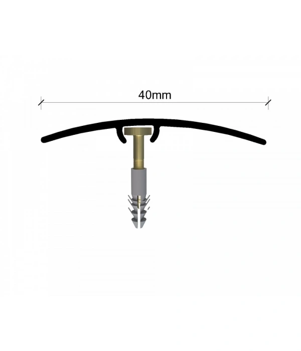 GPRA40 - 40 MM ALÜM.GEÇİŞ PROFİLİ SARI ELOKSAL 270 CM