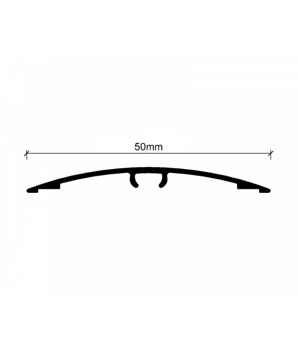 GPRA50 - 50 MM ALÜM.GEÇİŞ PROFİLİ MAT ELOKSAL 270 CM