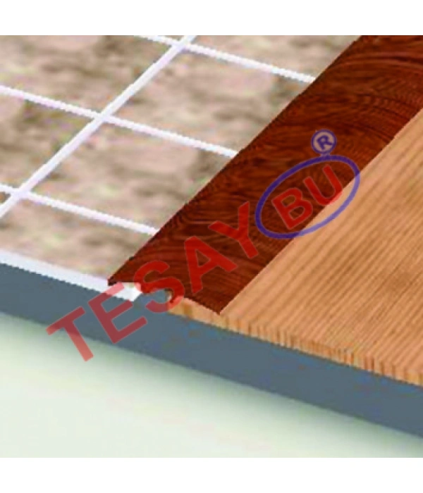 GPRP30 - 30 mm PVC Kaplamalı Geçiş Profili