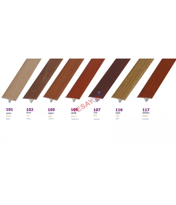 GPRTK25 - 25 MM KAPLAMALI ALÜM. T PROFİL  270 CM.