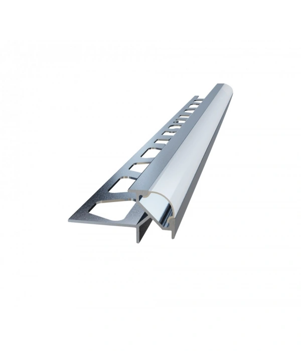 LDFAK10 - 10 MM LEDLİ DIŞ KÖŞE SERAMİK PROFİLİ POLİKARBON KAPAK 270CM